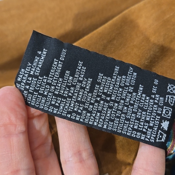 Retro 90's Guillaume Tan/Camel Suede Women's Blazer/Jacket With Paisley Lining - Picture 11 of 13